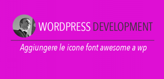 icone font awesome - come aggiungerle al tema wordpress