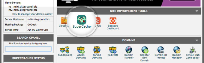 Supercacher il sistema di caching avanzato per wordpress realizzato da Siteground