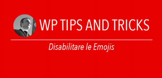 Disabilitare le emojis in wordpress