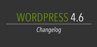 Wordpress 4.6 changelog